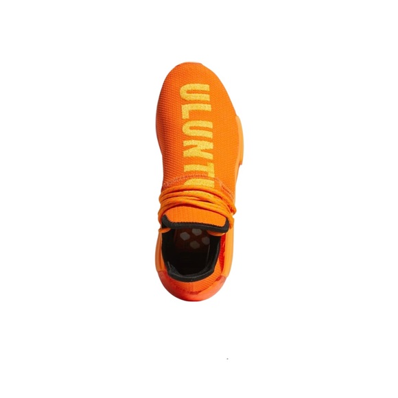 Size:10- Pharrell X Adidas NMD HU (Orange) Shoe.